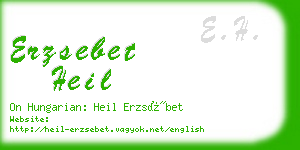 erzsebet heil business card